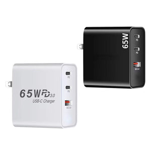 65W GaN Fast Charging Adapter With US Plug