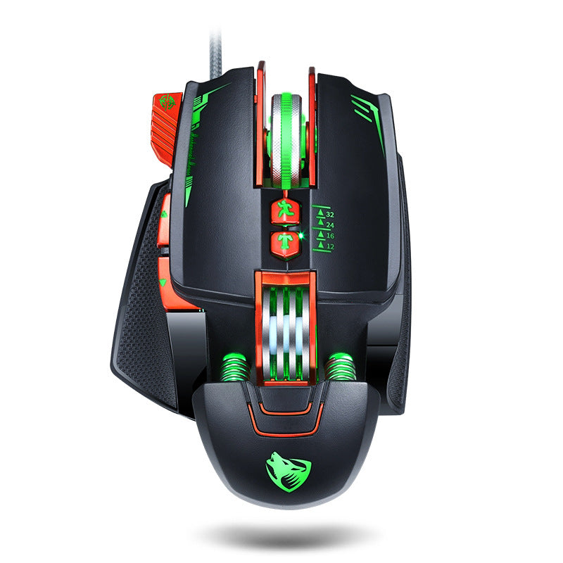 Experience Gaming Like Never Before with the Thunder Wolf V9 Gaming Mouse