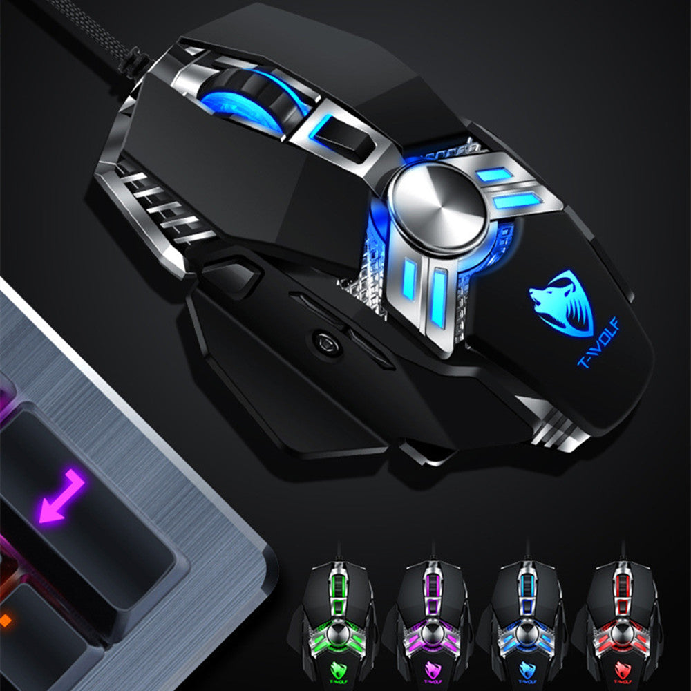Experience Gaming Like Never Before with the Luminous Weighted Gaming Mouse