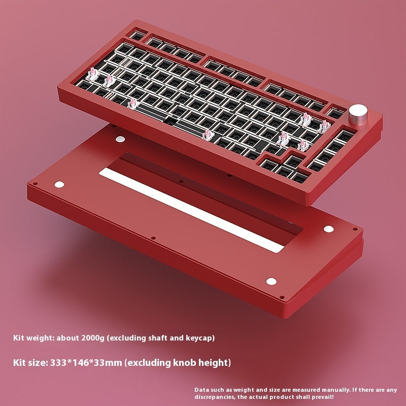 Heiji Snake Aluminum Mechanical Keyboard Kit Tri Mode Bluetooth Wired