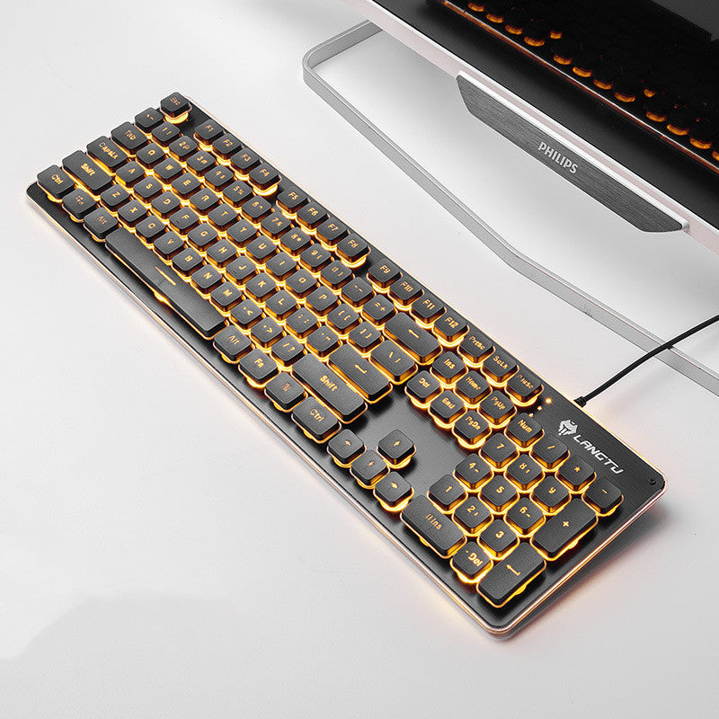Wired Luminous USB Gaming Keyboard For Home Office