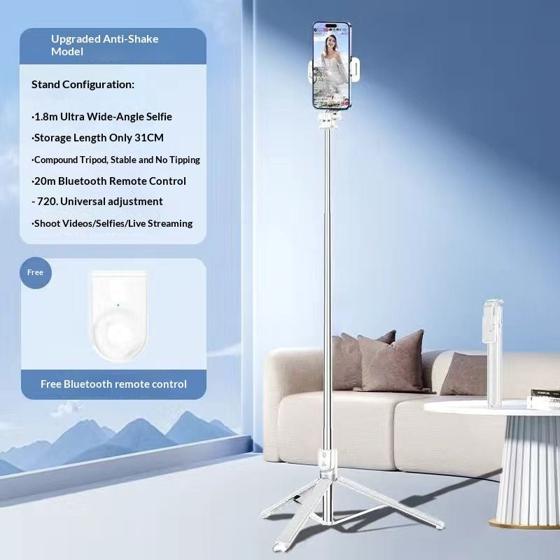 Bluetooth Multi-Function Selfie Live Streaming Tripod Stand