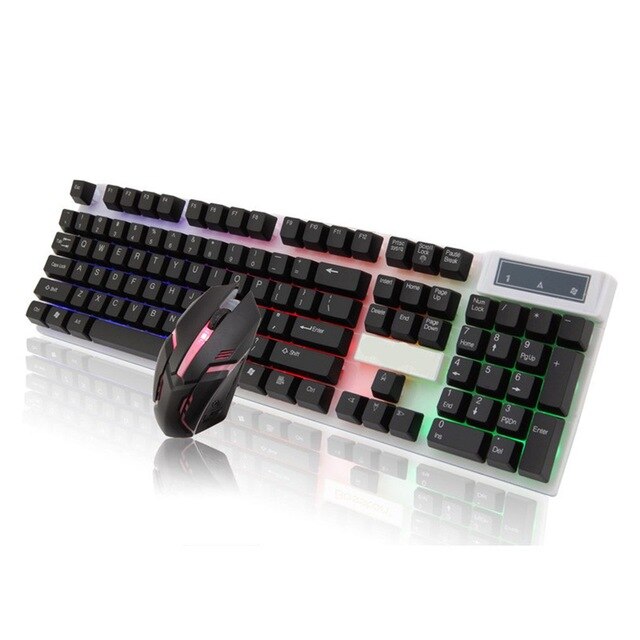 Boseton 8310 Backlit USB Wired Keyboard And Mouse Set