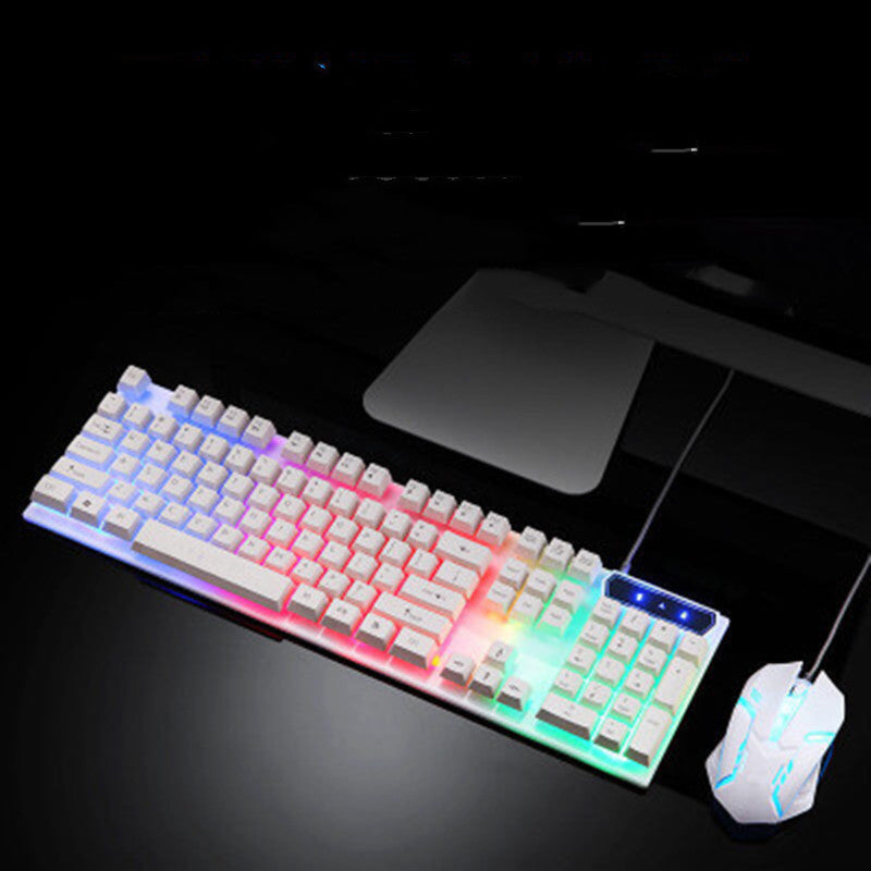 Boseton 8310 Backlit USB Wired Keyboard And Mouse Set