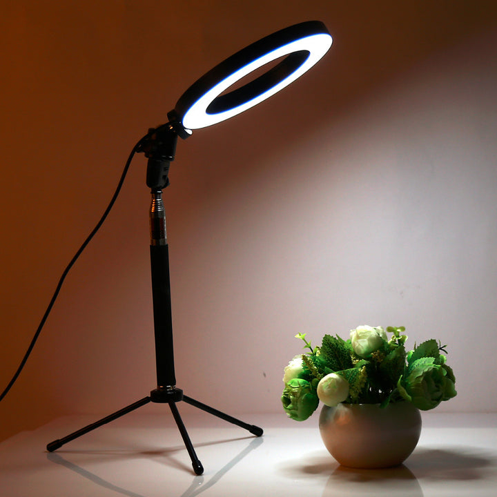 Apple Compatible LED Ring Fill Light Floor Tripod
