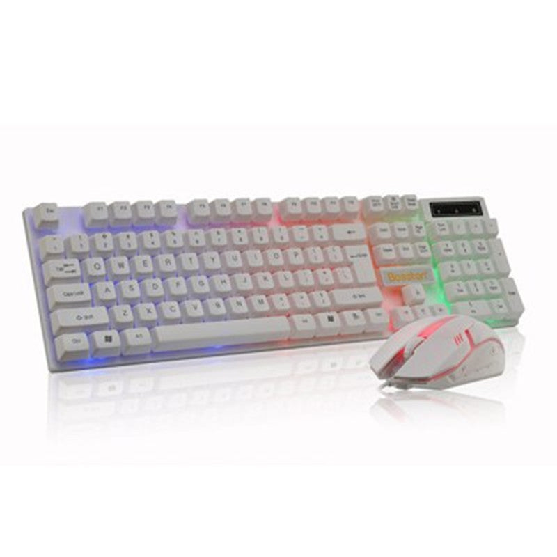 Boseton 8310 Backlit USB Wired Keyboard And Mouse Set