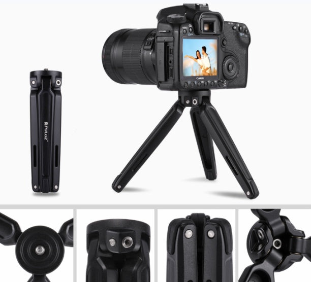 Apple Compatible Metal Mini Desktop Phone Tripod