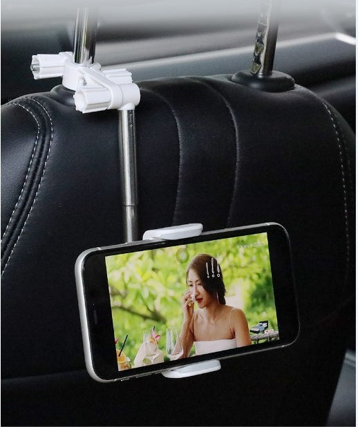 Car Rearview Mirror Phone Holder Snap-On Navigator Stand