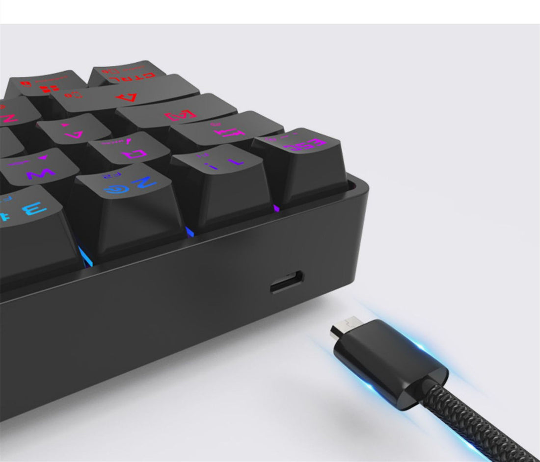 Wireless Bluetooth Mechanical Keyboard Colorful PBT Keycaps