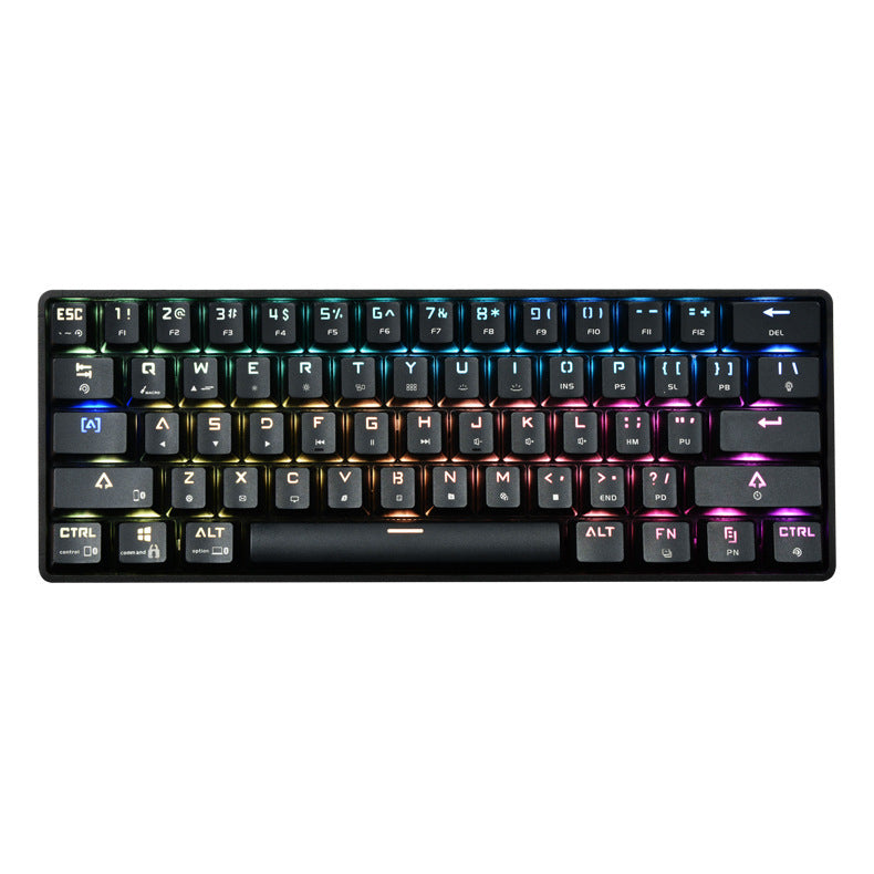 Wireless Bluetooth Mechanical Keyboard Colorful PBT Keycaps