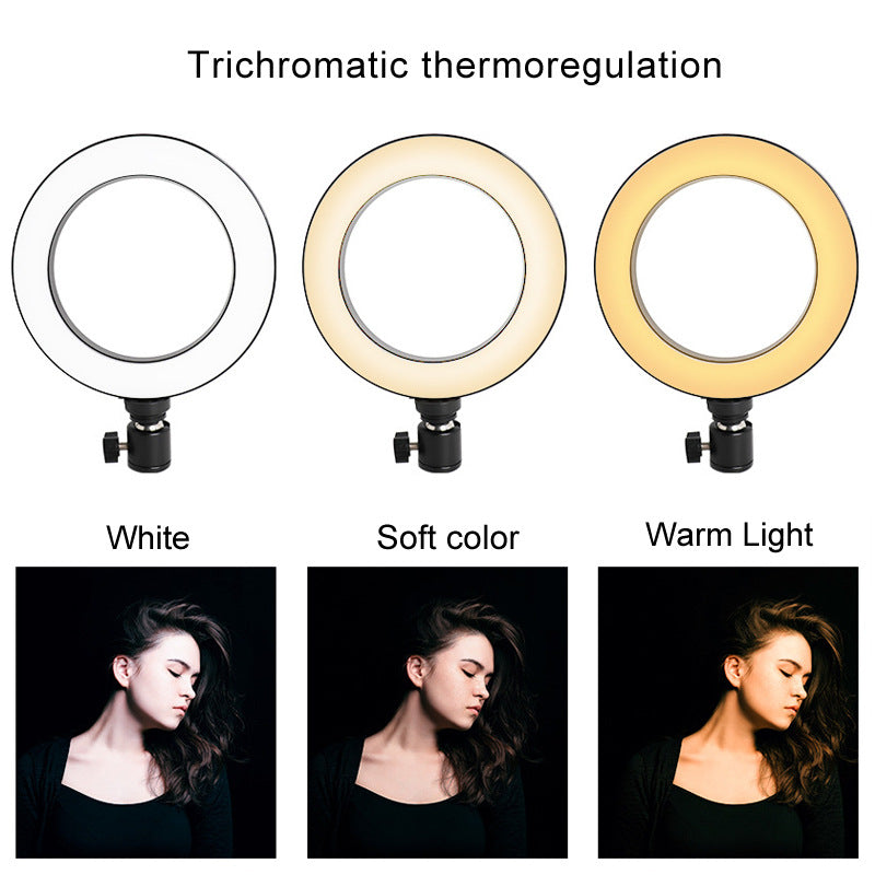 Apple Compatible 6 Inch LED Ring Light Octopus Tripod
