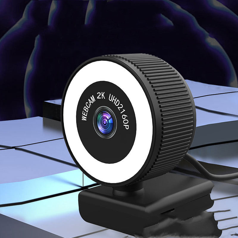 1080P 2K Autofocus HD Webcam With Microphone And Cover