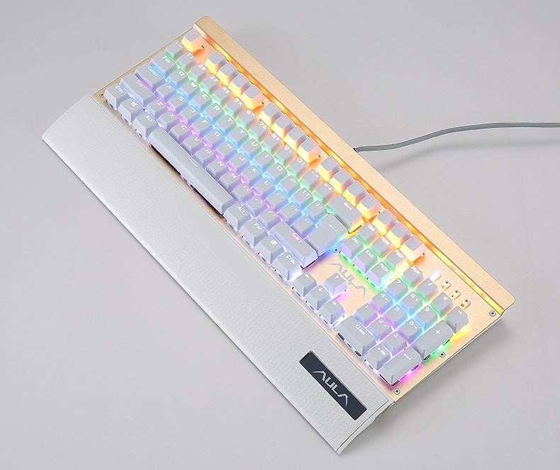 Tarantula Defender RGB Mechanical Gaming Keyboard 104-Key Wired Green Black Axis