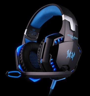 Wired Gaming Headset Surround Sound Stereo Bass Mic Earphones
