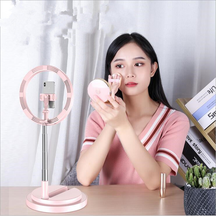 Apple Compatible 10 Inch Dimmable LED Ring Light Tripod