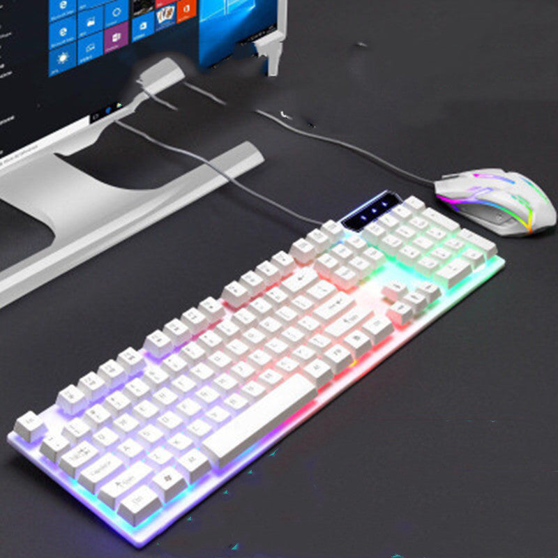 Boseton 8310 Backlit USB Wired Keyboard And Mouse Set