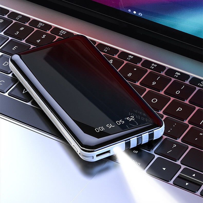 Full Screen Self-contained Universal Portable Power Bank