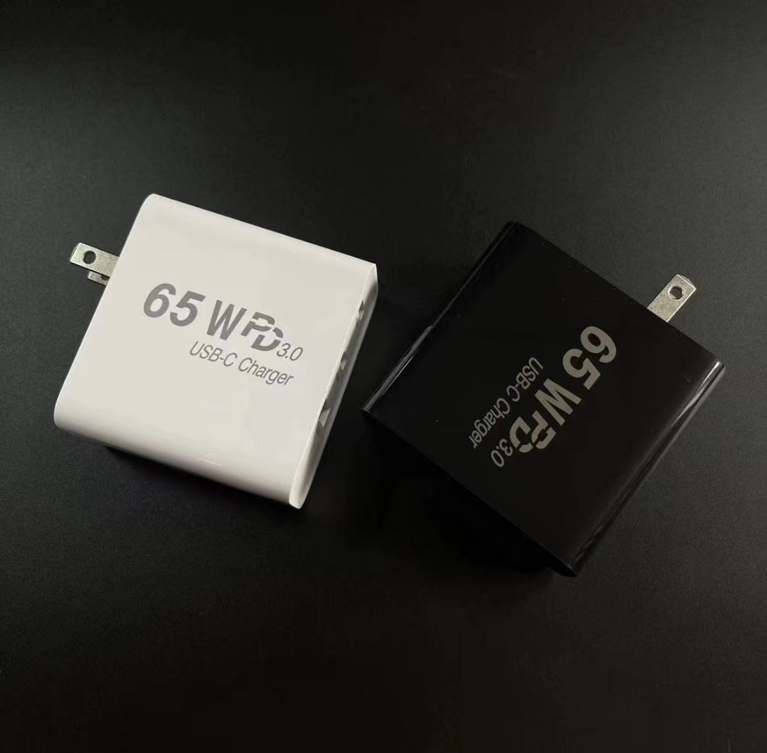 65W GaN Fast Charging Adapter With US Plug