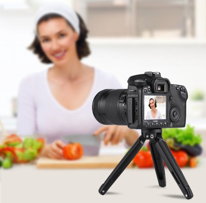 Apple Compatible Metal Mini Desktop Phone Tripod