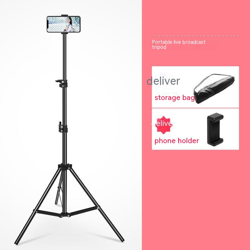 Portable Live Broadcast Photography Tripod Light Stand