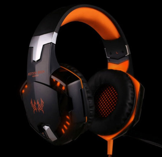 Wired Gaming Headset Surround Sound Stereo Bass Mic Earphones