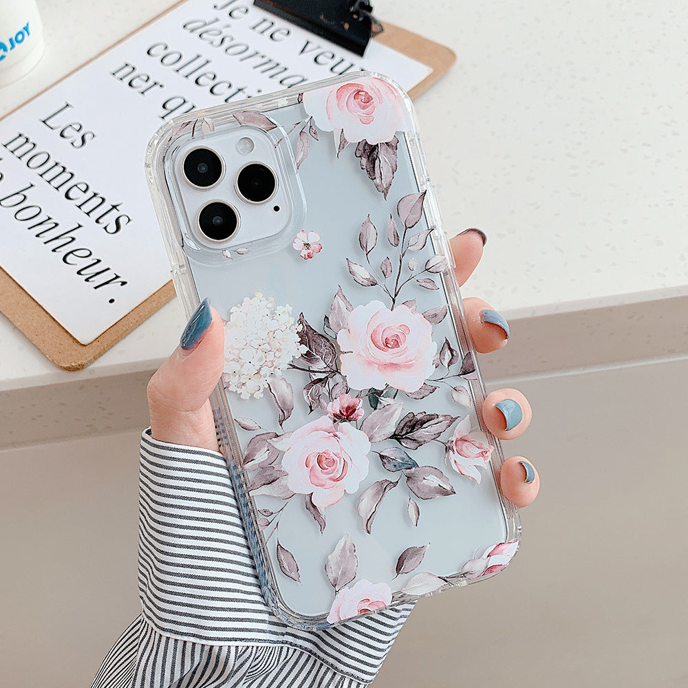 Banana Leaf Watercolor Floral Phone Case Protector