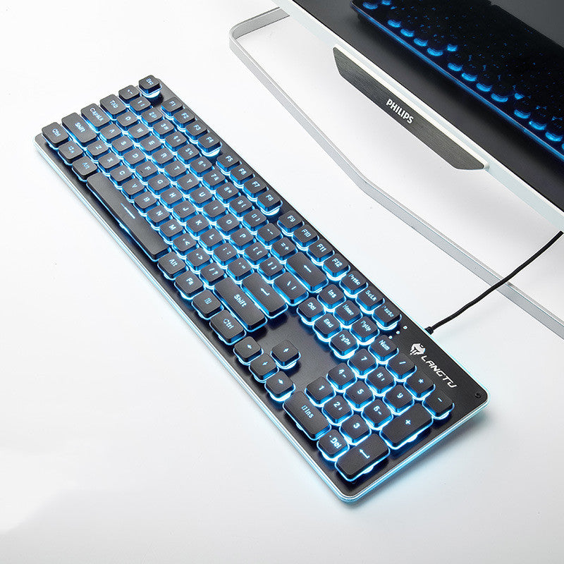 Wired Luminous USB Gaming Keyboard For Home Office