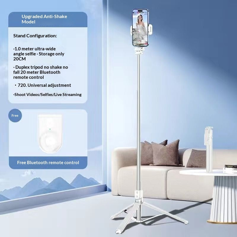 Bluetooth Multi-Function Selfie Live Streaming Tripod Stand