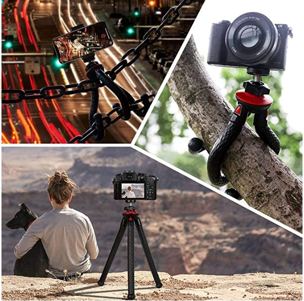Apple Compatible Portable Octopus Tripod Selfie Stand