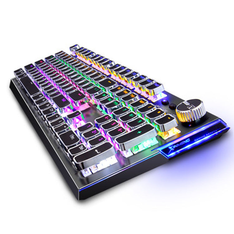 104-Key Mechanical Gaming Keyboard RGB Backlit Wired Anti-Ghosting
