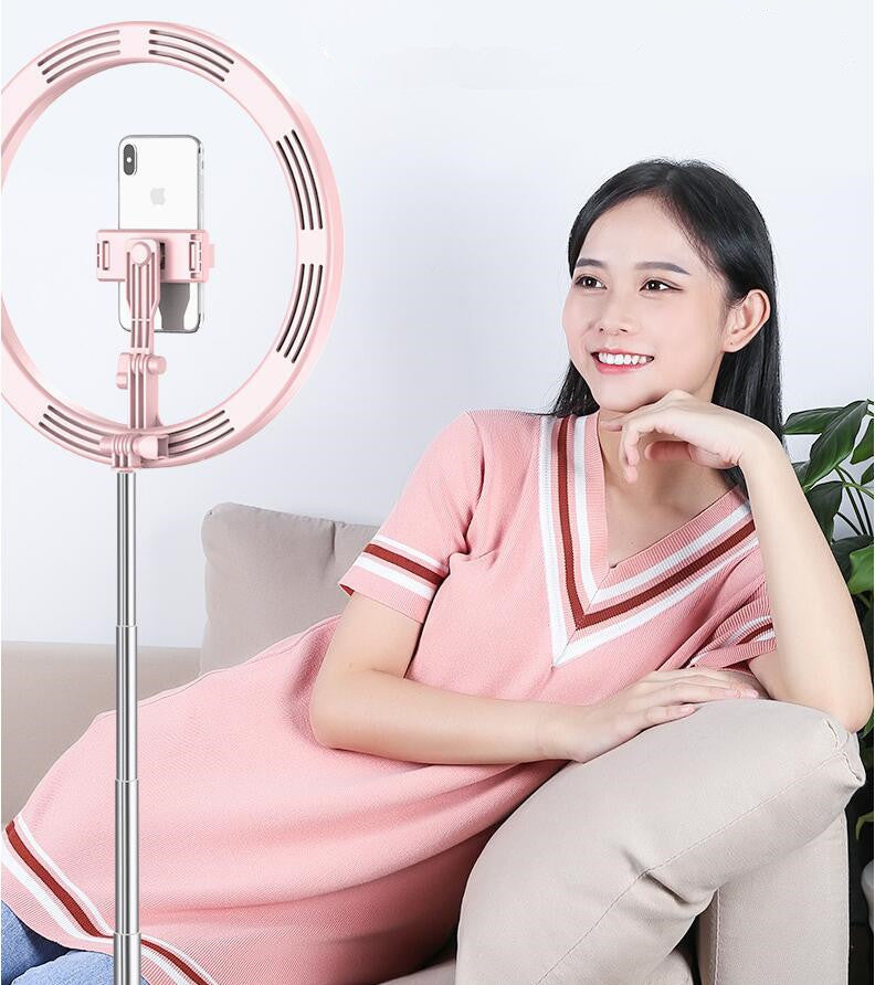 Apple Compatible 10 Inch Dimmable LED Ring Light Tripod