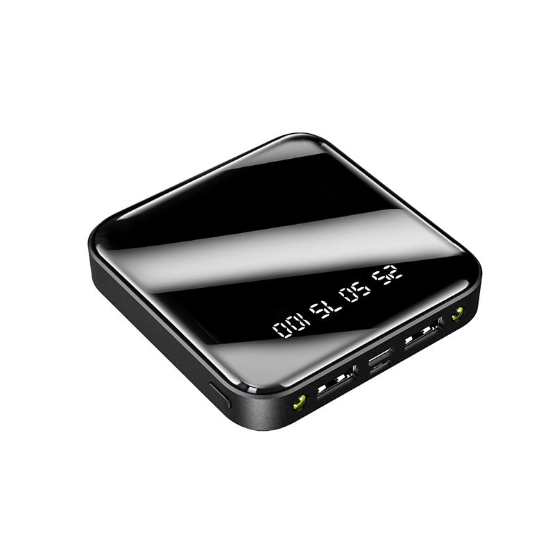 20000mAh Mini Digital Display Power Bank Mirror Portable