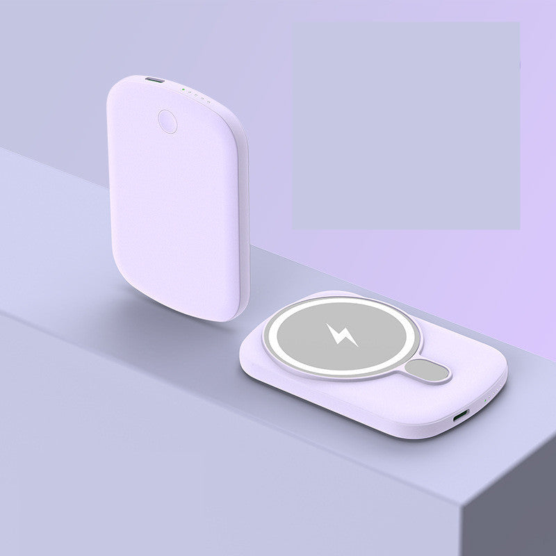 Compact Portable Magnetic Wireless Fast Charging Power Bank