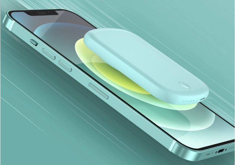 Compact Portable Magnetic Wireless Fast Charging Power Bank
