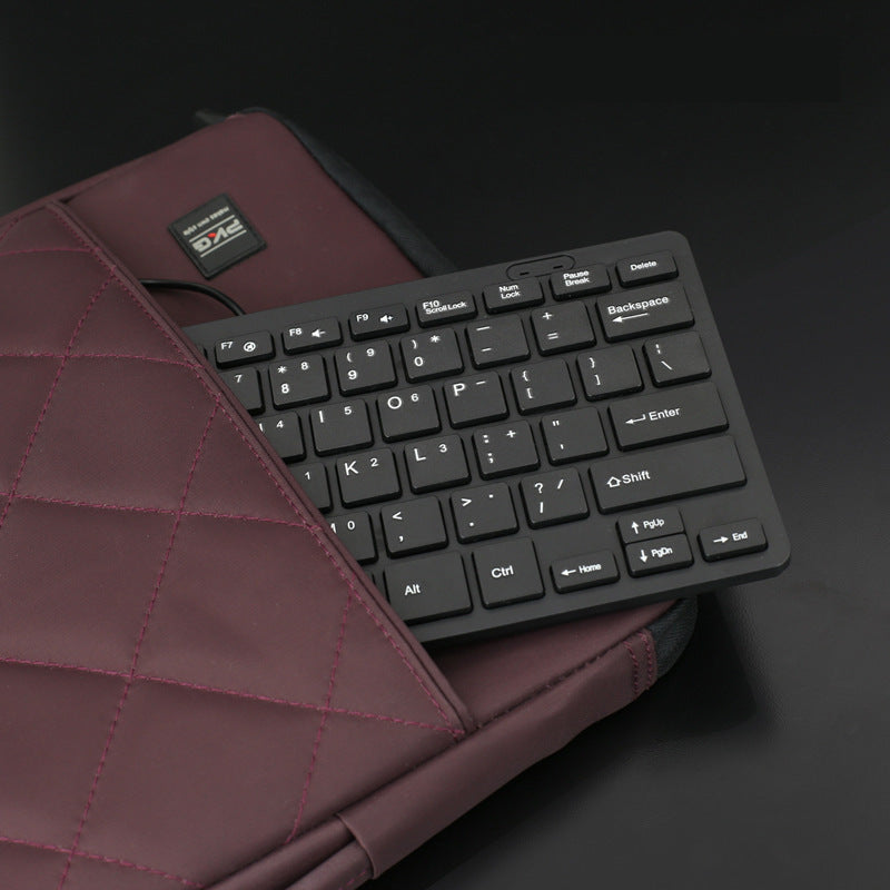 Wired Mini Noiseless USB Keyboard For Desktop Laptop