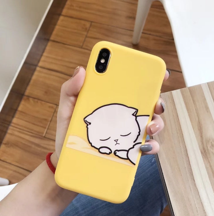 Apple Compatible Cartoon Giraffe TPU Silicone iPhone Case