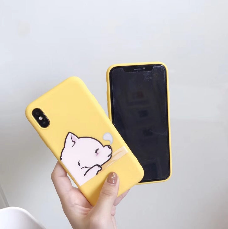 Apple Compatible Cartoon Giraffe TPU Silicone iPhone Case