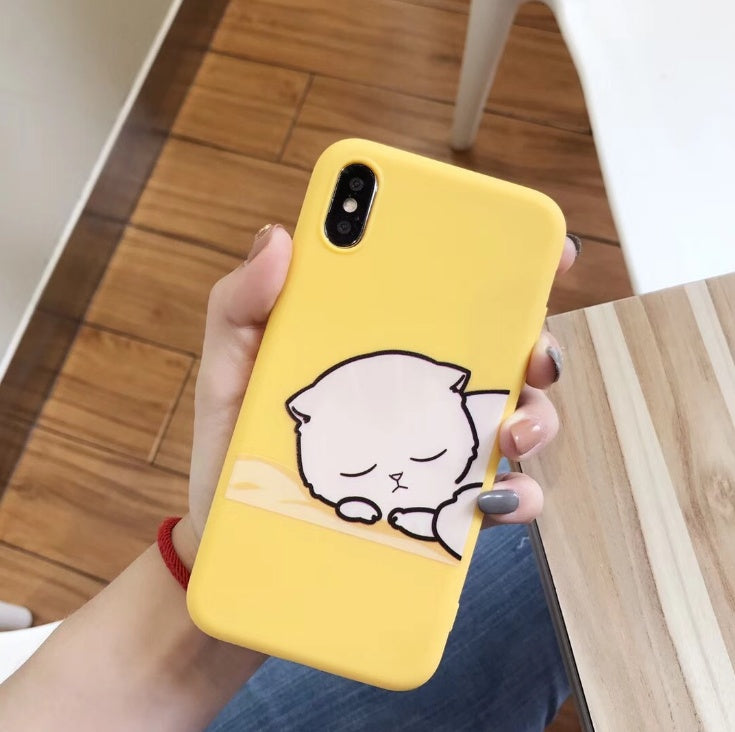 Apple Compatible Cartoon Giraffe TPU Silicone iPhone Case