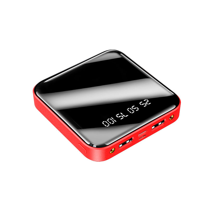 20000mAh Mini Digital Display Power Bank Mirror Portable
