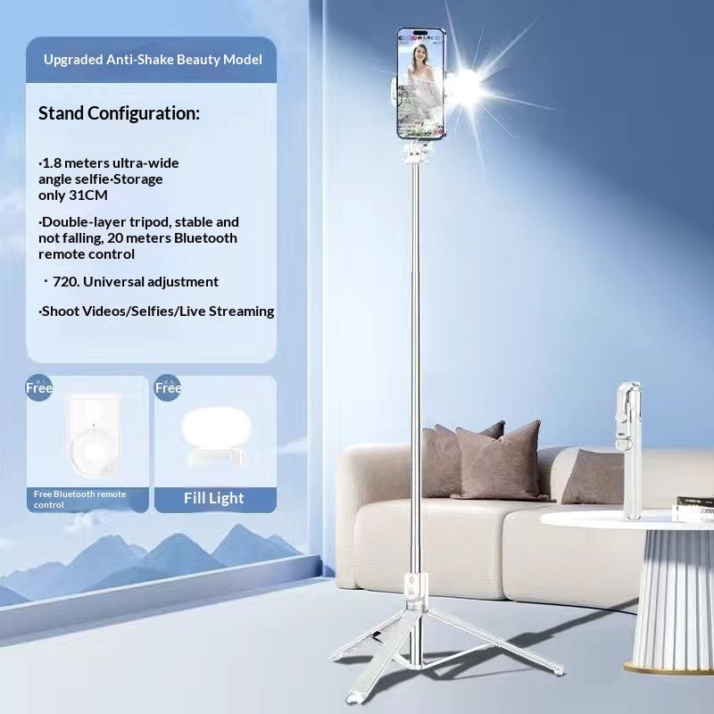 Bluetooth Multi-Function Selfie Live Streaming Tripod Stand