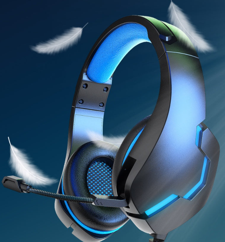 J10 3.5mm Wired Gaming Headset With Mic LED Volume Control PC Laptop