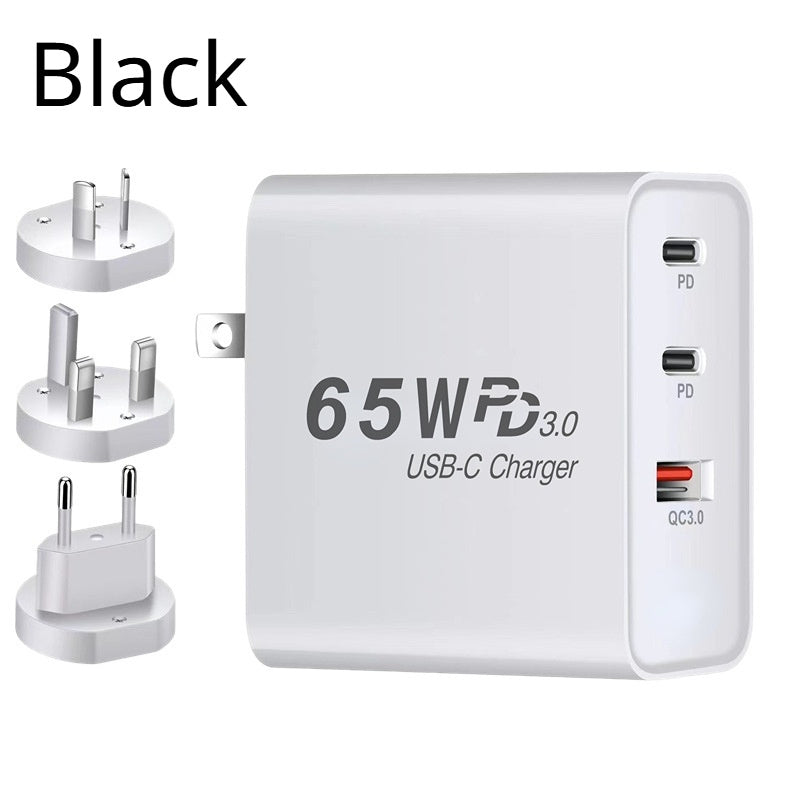 65W GaN Fast Charging Adapter With US Plug