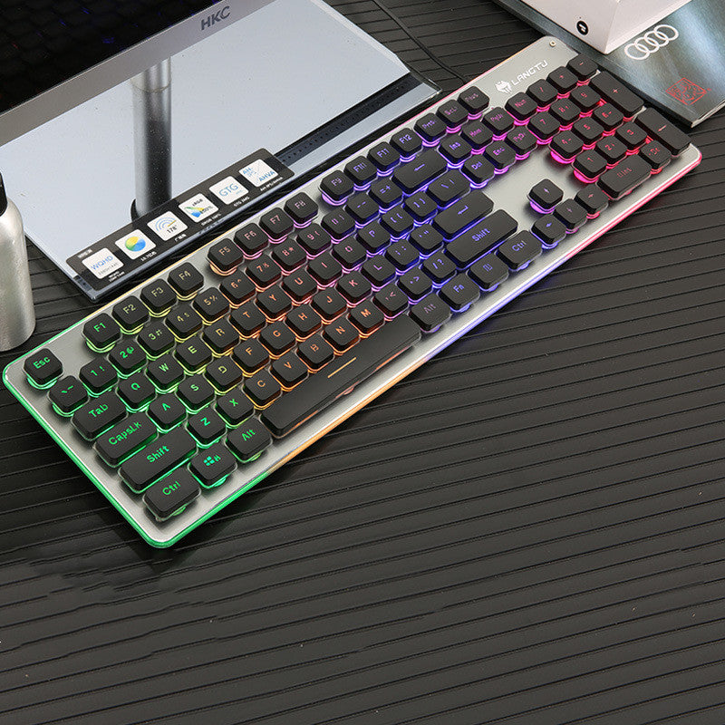 Wired Luminous USB Gaming Keyboard For Home Office