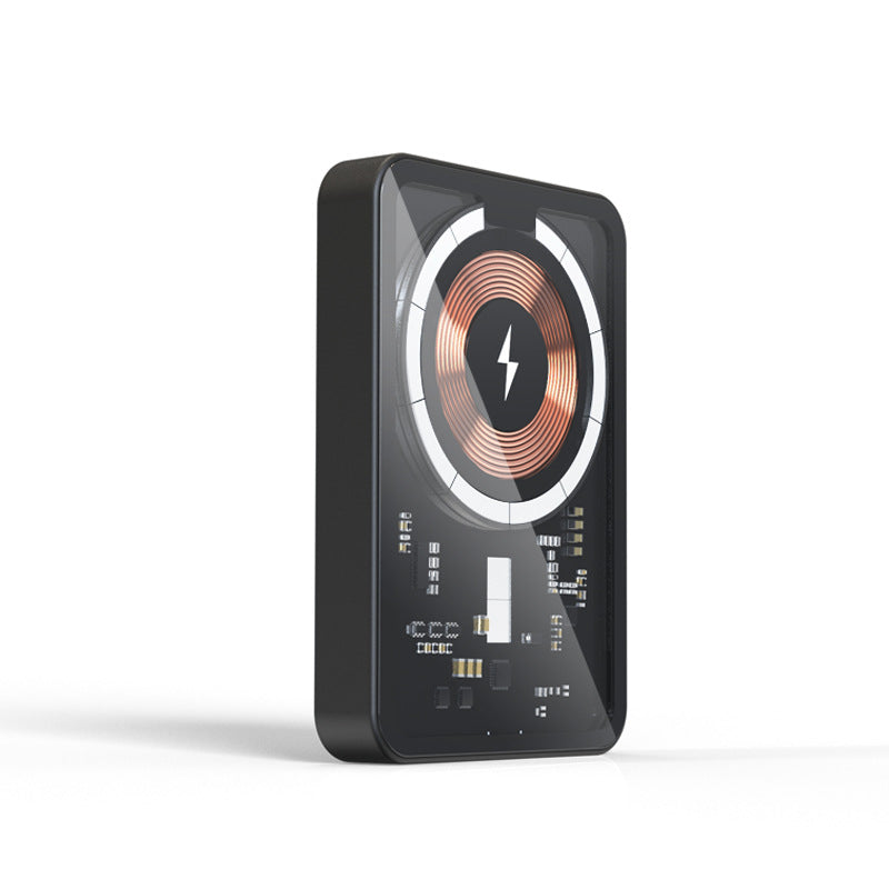 Transparent Magnetic 10000mAh Wireless Power Bank Portable