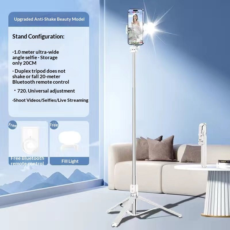 Bluetooth Multi-Function Selfie Live Streaming Tripod Stand