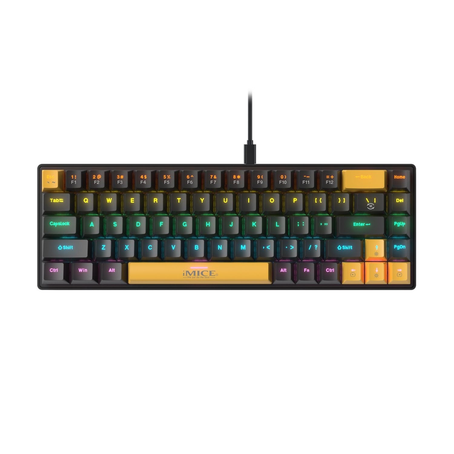 TYPE-C Wired Mechanical Keyboard For Small English Languages