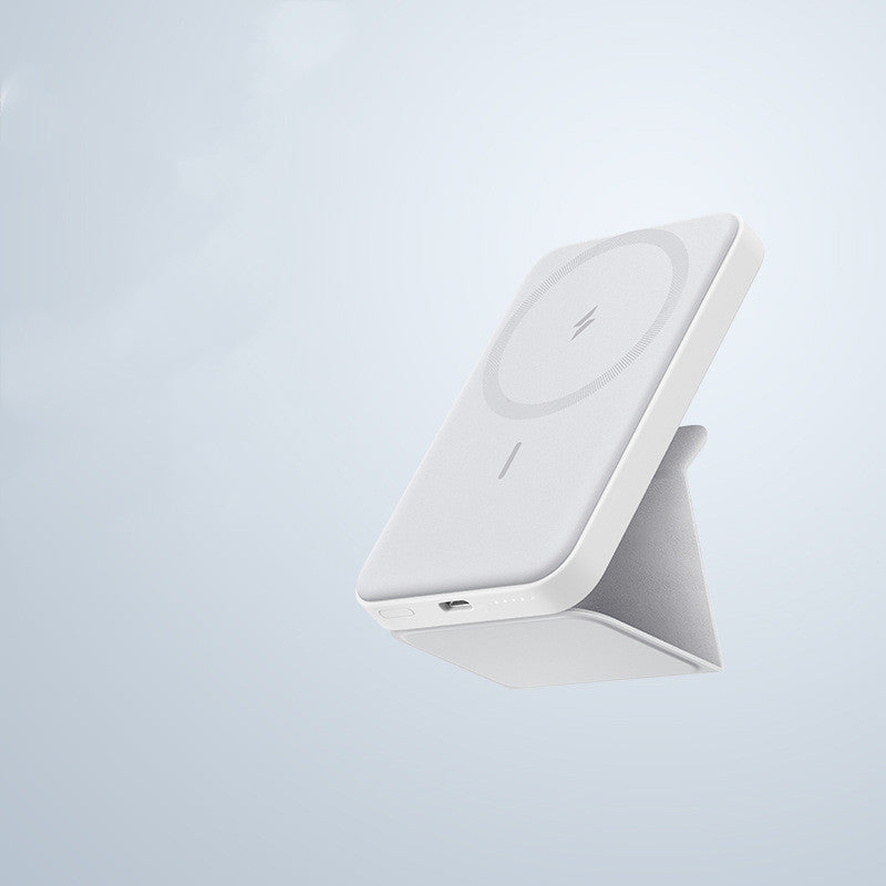 5000mAh Magnetic Wireless Power Bank With Stand Portable