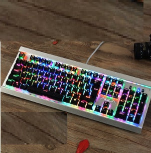 Tarantula Defender RGB Mechanical Gaming Keyboard 104-Key Wired Green Black Axis
