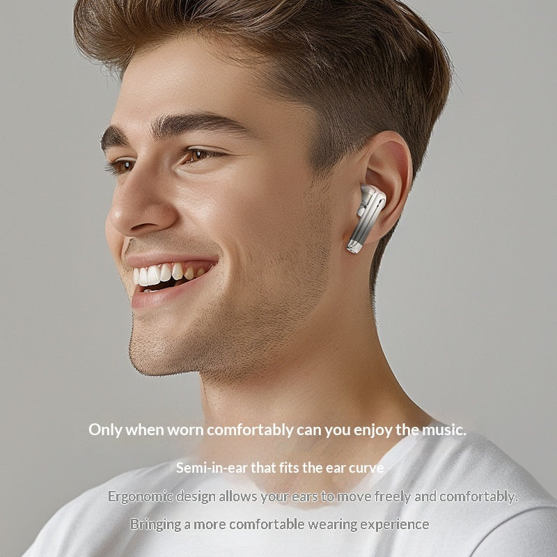 Noise-Canceling Wireless Bluetooth Earbuds Long-Wear Comfort