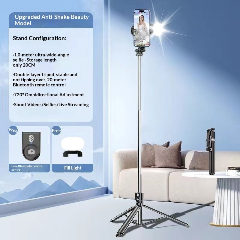 Bluetooth Multi-Function Selfie Live Streaming Tripod Stand